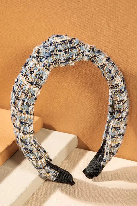 Tweed Top Knot Hairband