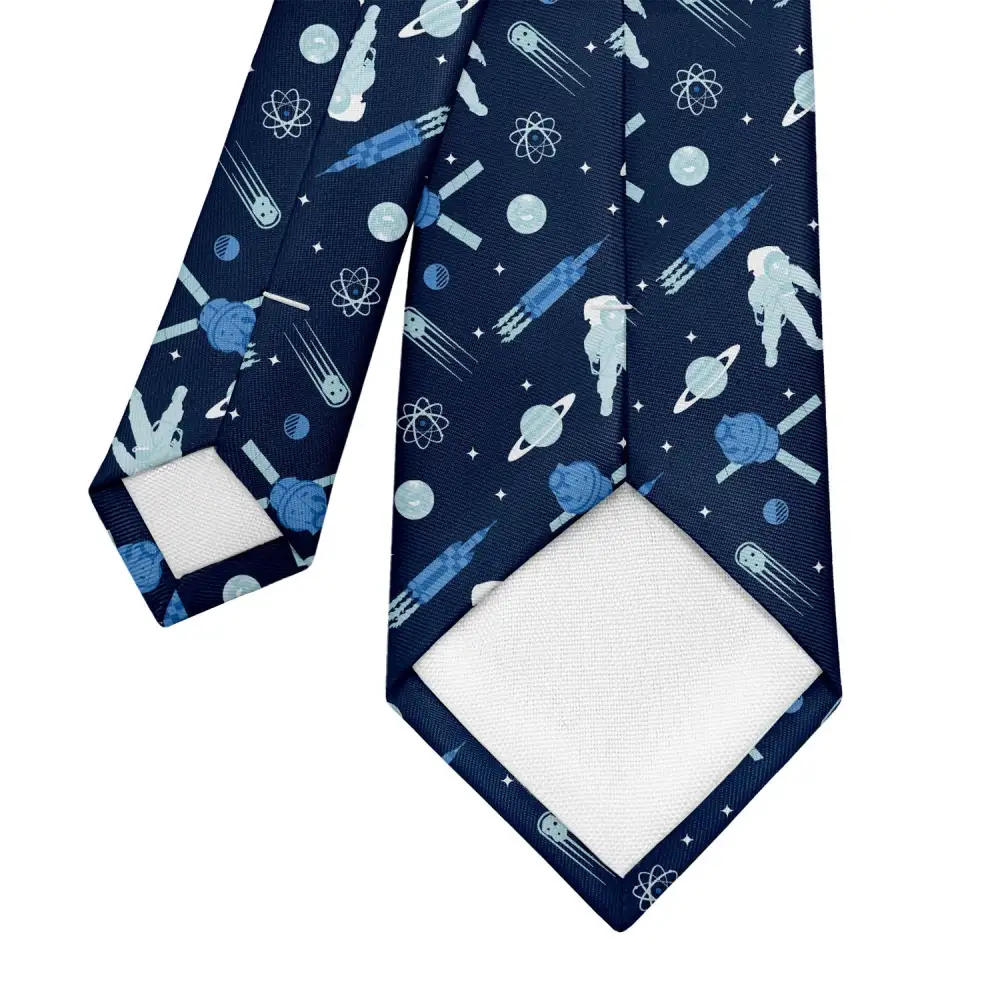 Refined Space Detail Necktie