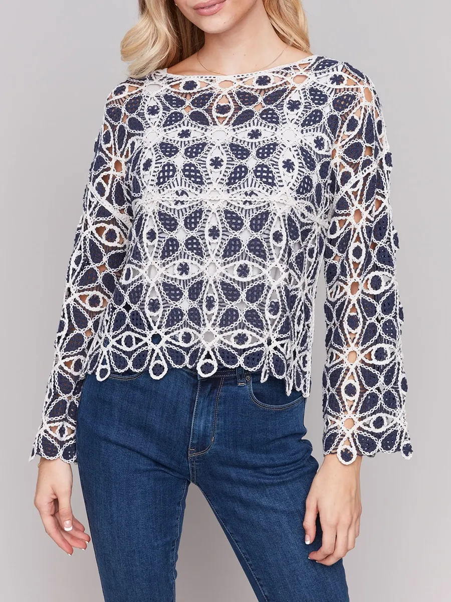 Fashionable And Stylish Art Pattern Women's Top
