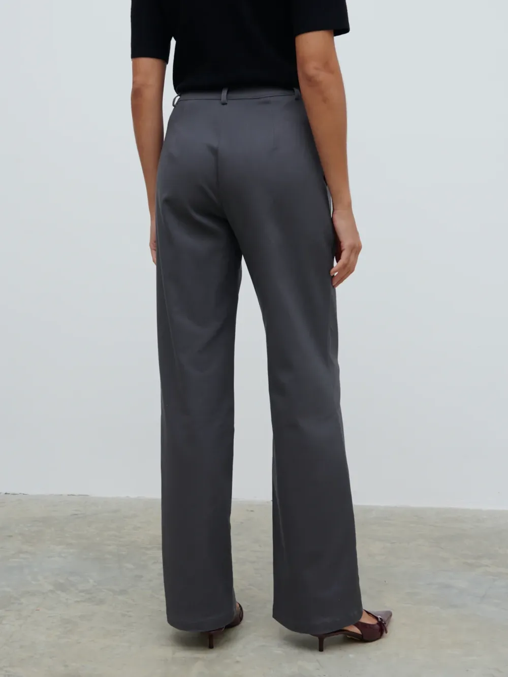 Front Pleat Trousers