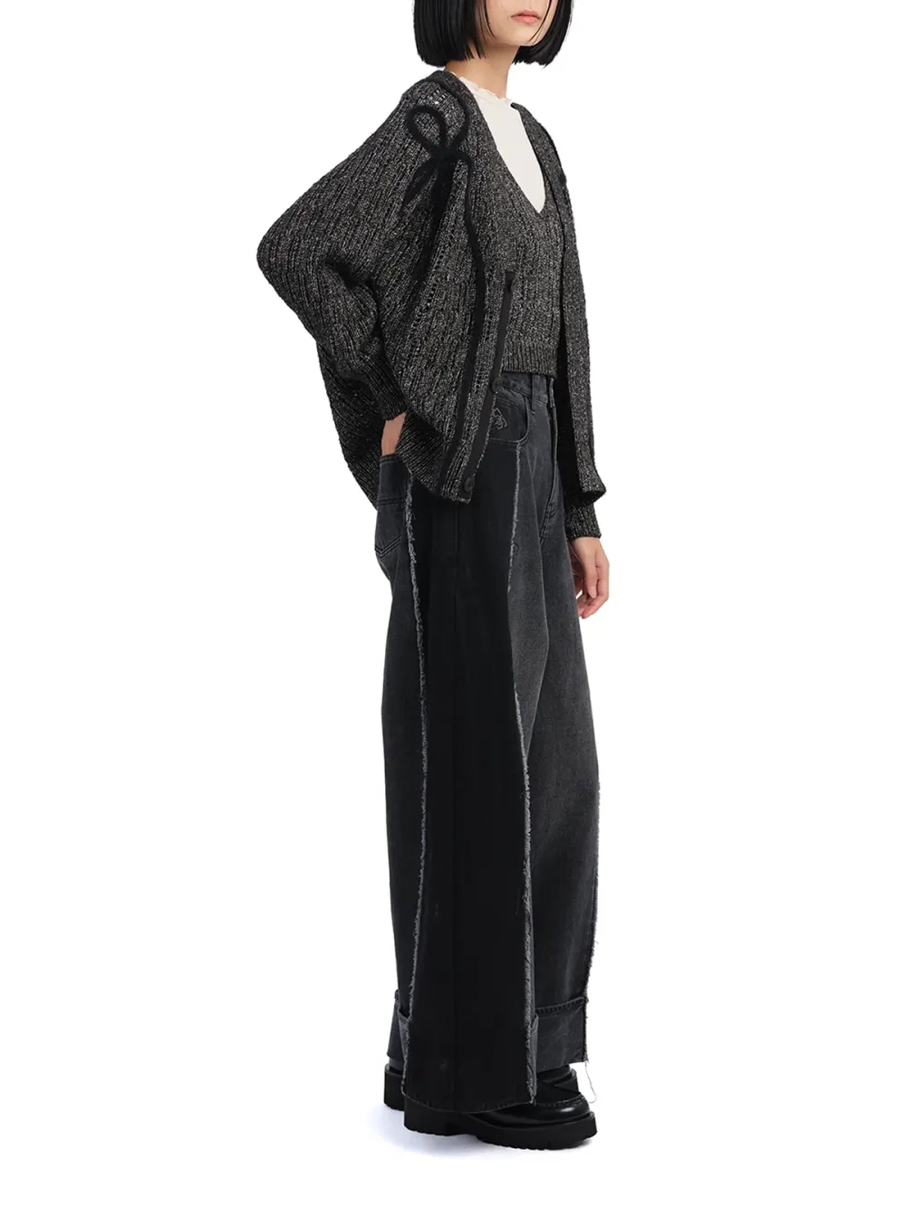 Tweed Textured Cardigan Jacket