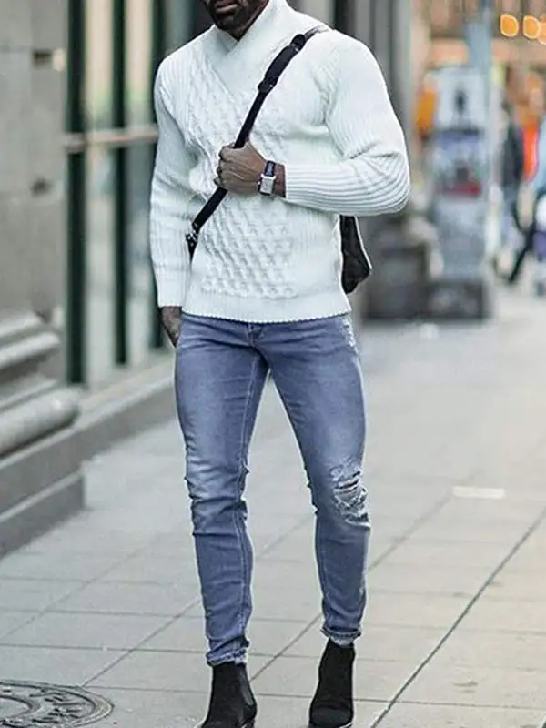 Knit Collared Sweater