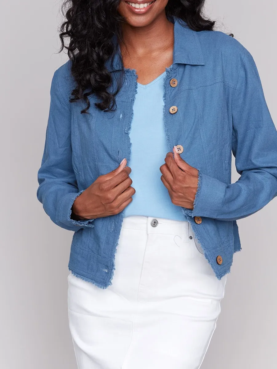 Soft And Breathable Linen Simple Jacket