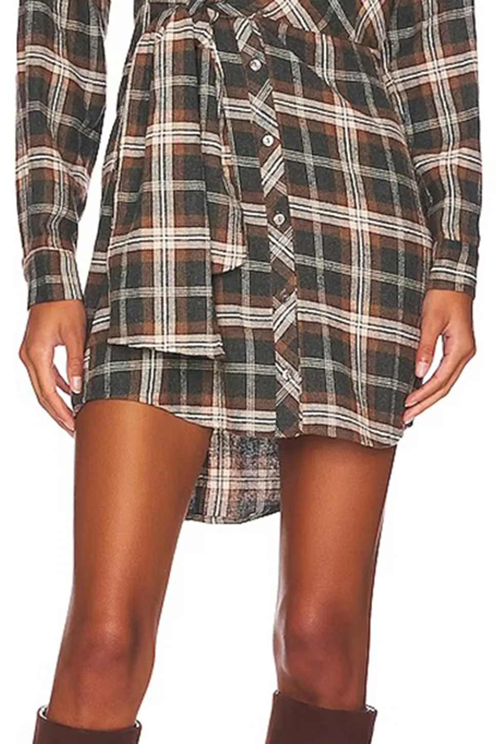 Lapel Mini Dress
