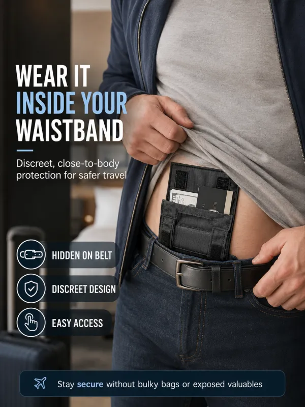 Coin Purse/ID Holder - Invisible and Anti-theft
