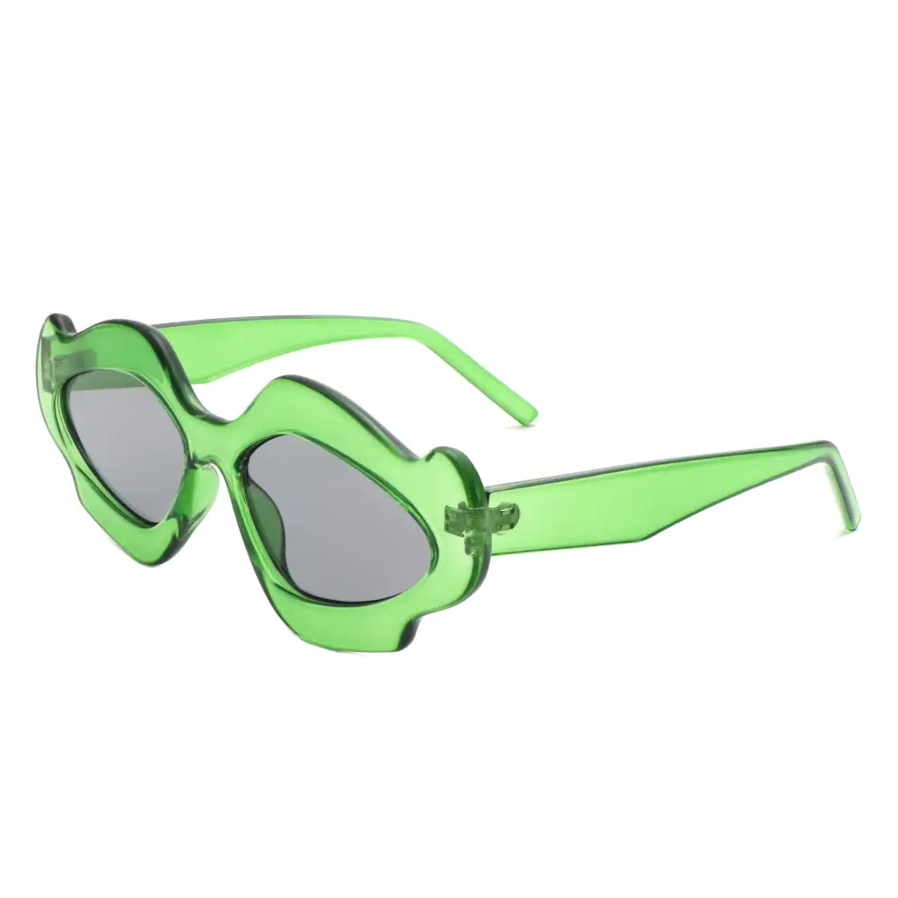 Rhinestone Geometric Frame Sunglasses