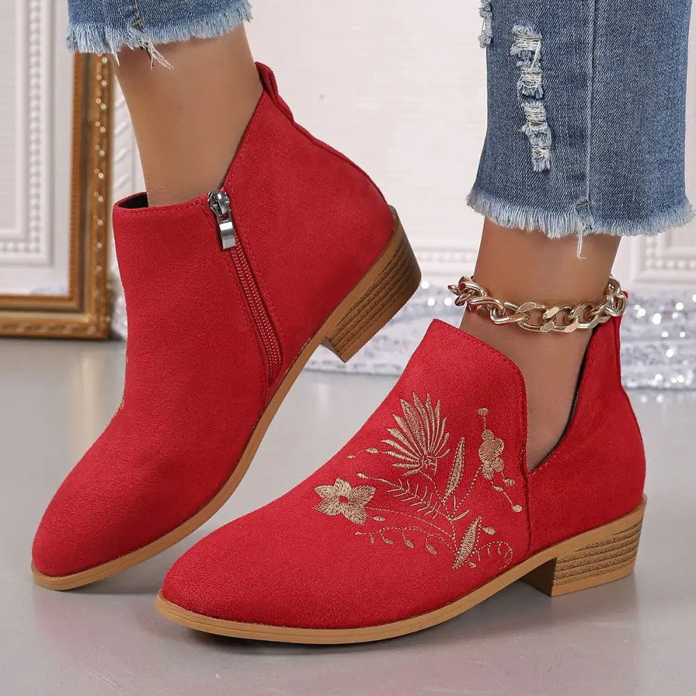 Easygoing Heels Block Heel Boots
