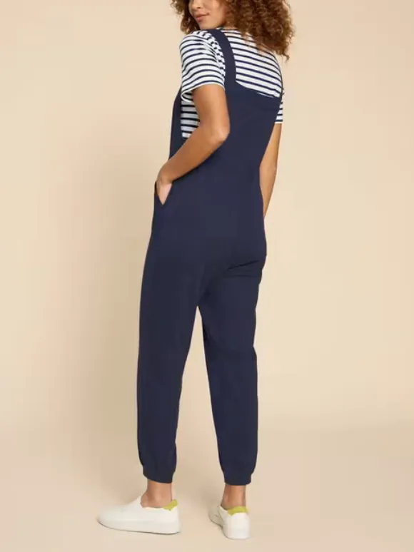 Casual Style Jersey Dungaree