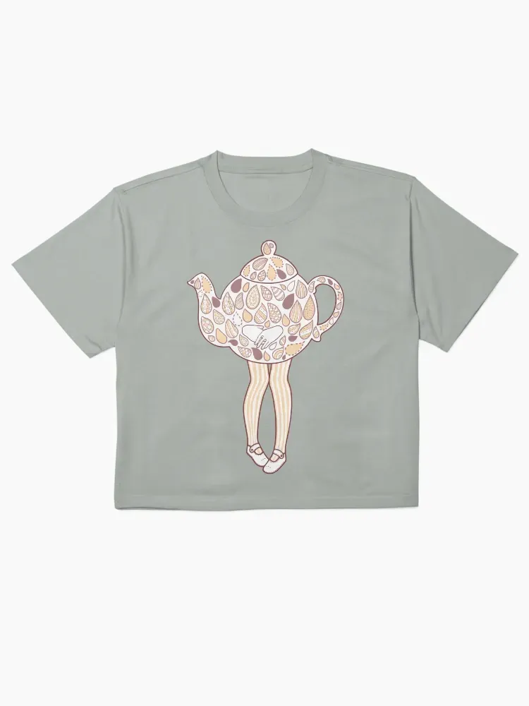 Teapot Printed Women's Short Sleeved T-Shirt
