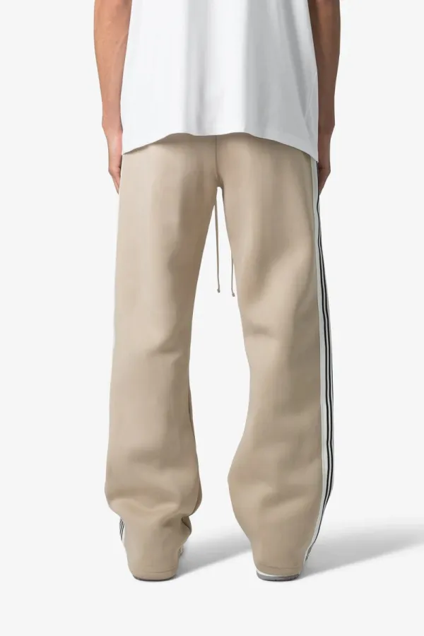 KHAKI STRIPE ACCENTED SWEATPANTS
