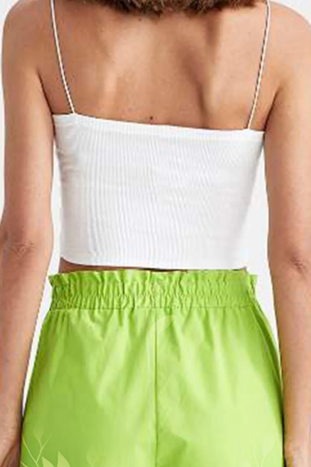 Paperbag Fit Mini Shorts