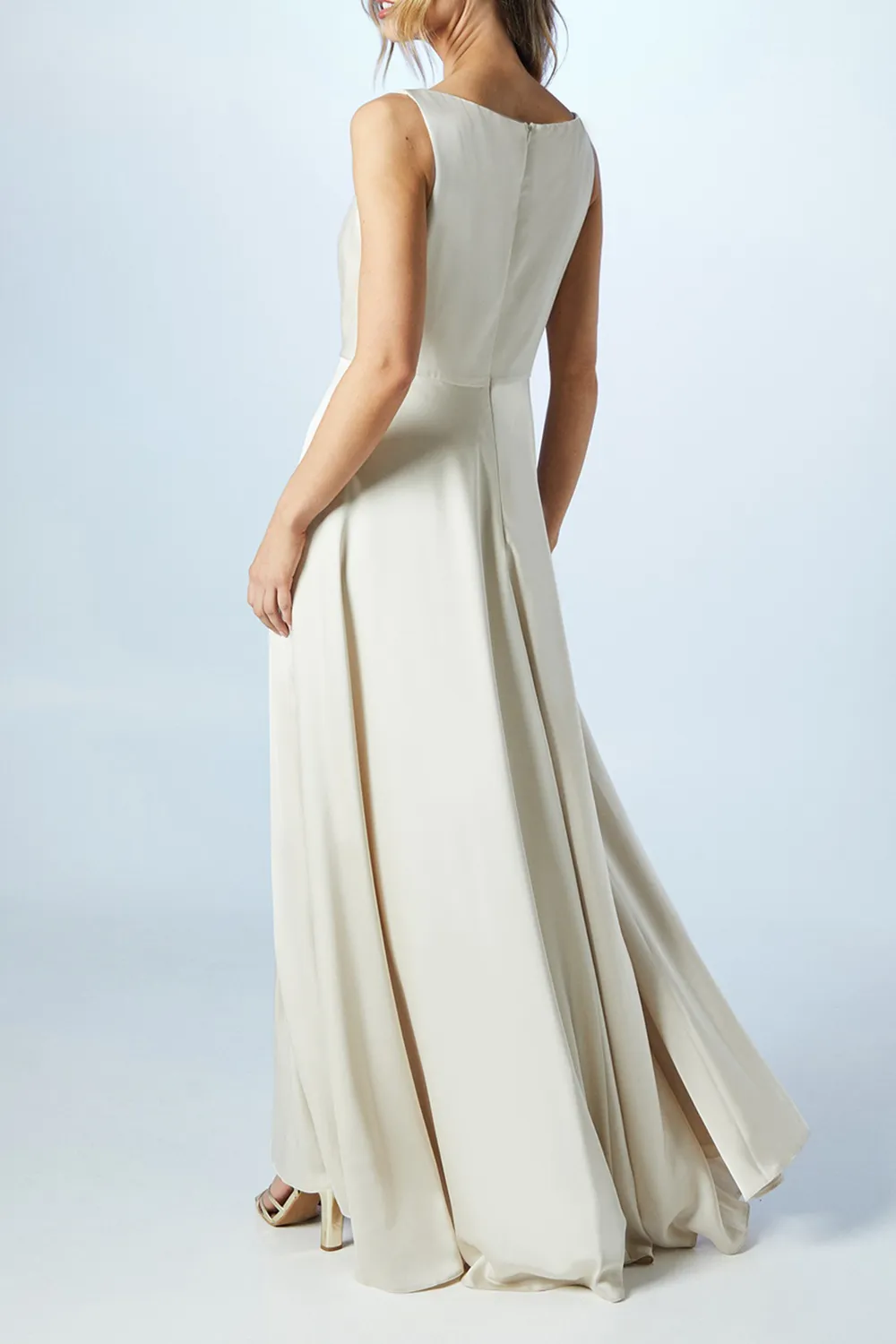 A-Line Satin Elegant Women's Dress