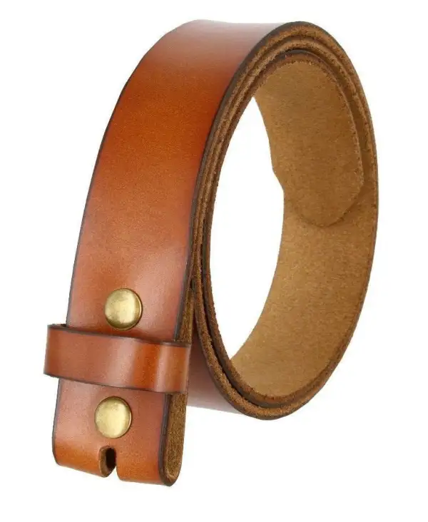 Stitched Leather Belt Strap