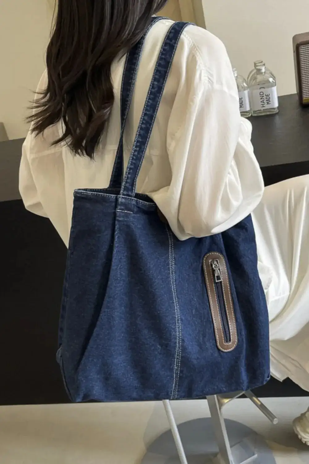 Denim Tote Bag