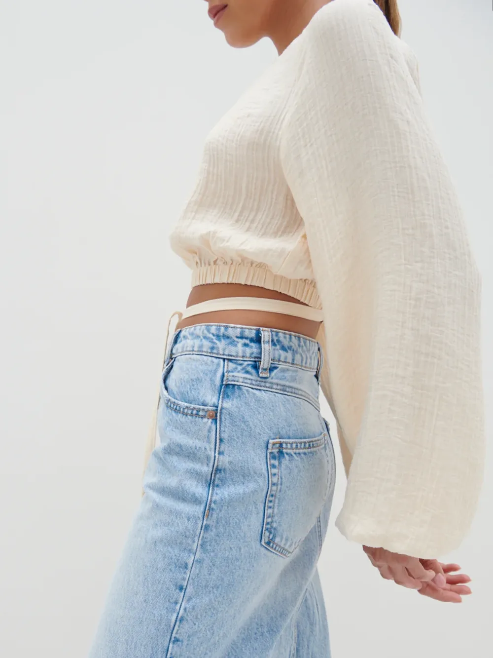 Balloon Sleeve Blouse