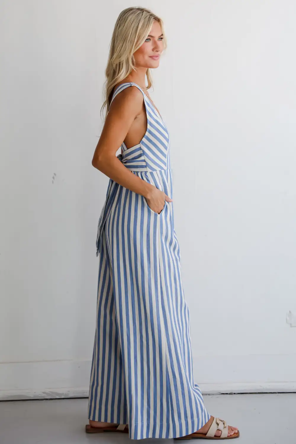 Adorable Chicness Striped Jumpsuit