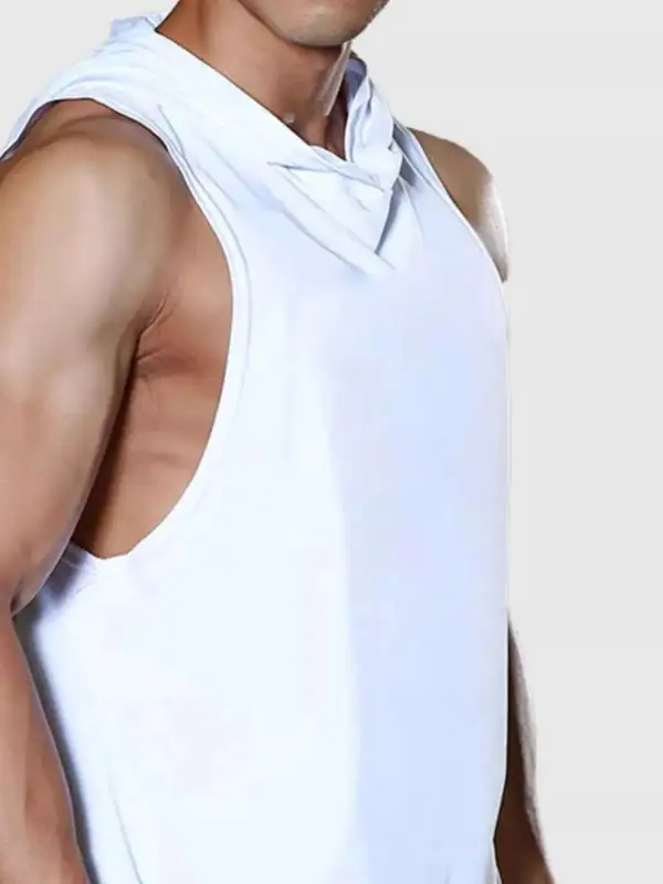 Hooded Sleeveless Tank Top