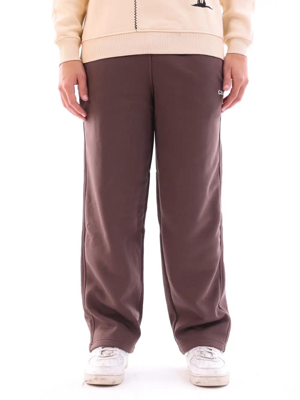 Travel Ready Wide Leg Fleece Jogger Pants
