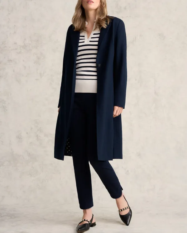 Wool Slight Stretch Coatigan