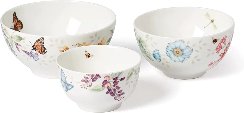 Lenox 865075 Butterfly Meadow 28-Piece Dinnerware Set