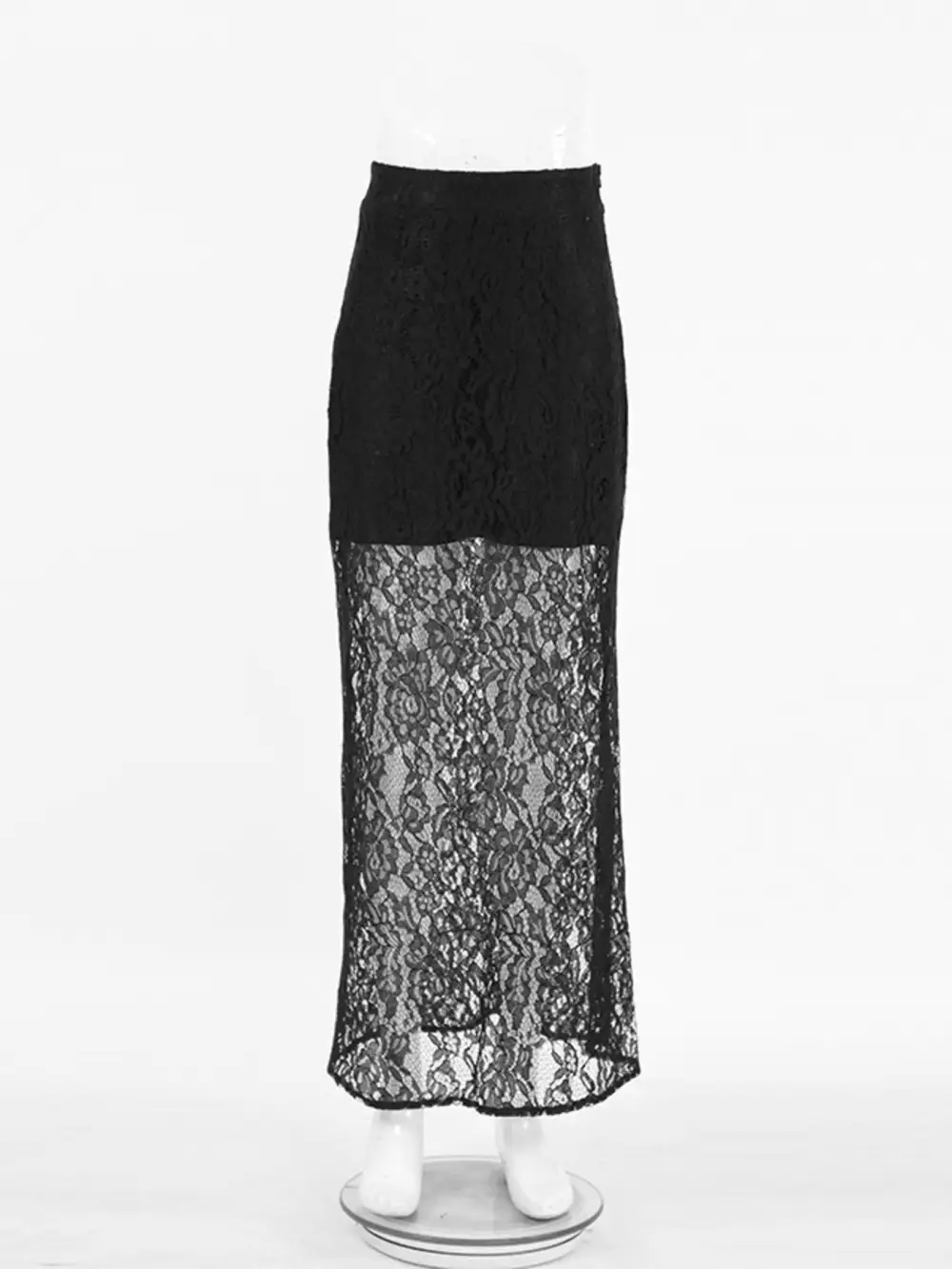 Sharp Lace Maxi Skirt