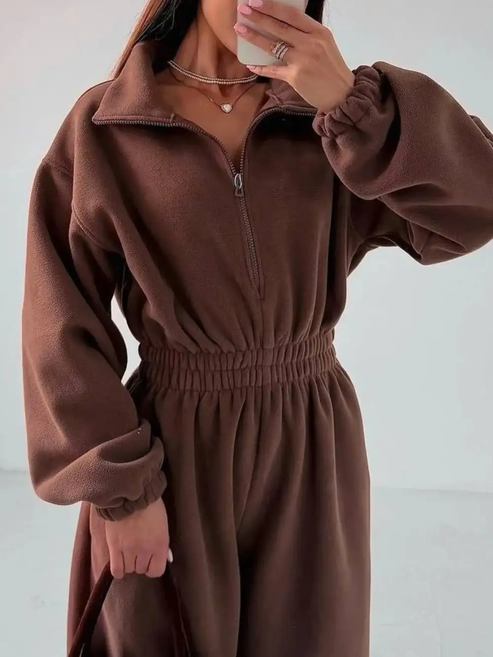 Everyday Zip Front Jumpsuit