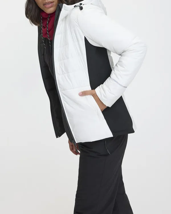 Mix-Media Quilted Jacket
