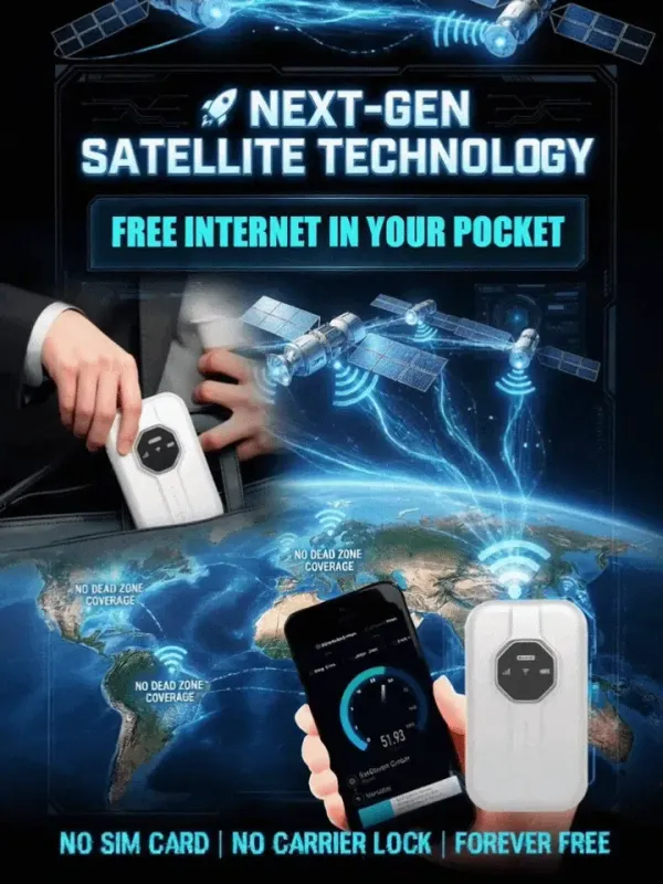 【Global Coverage, Lifetime Free】Unlimited Portable Wi-Fi
