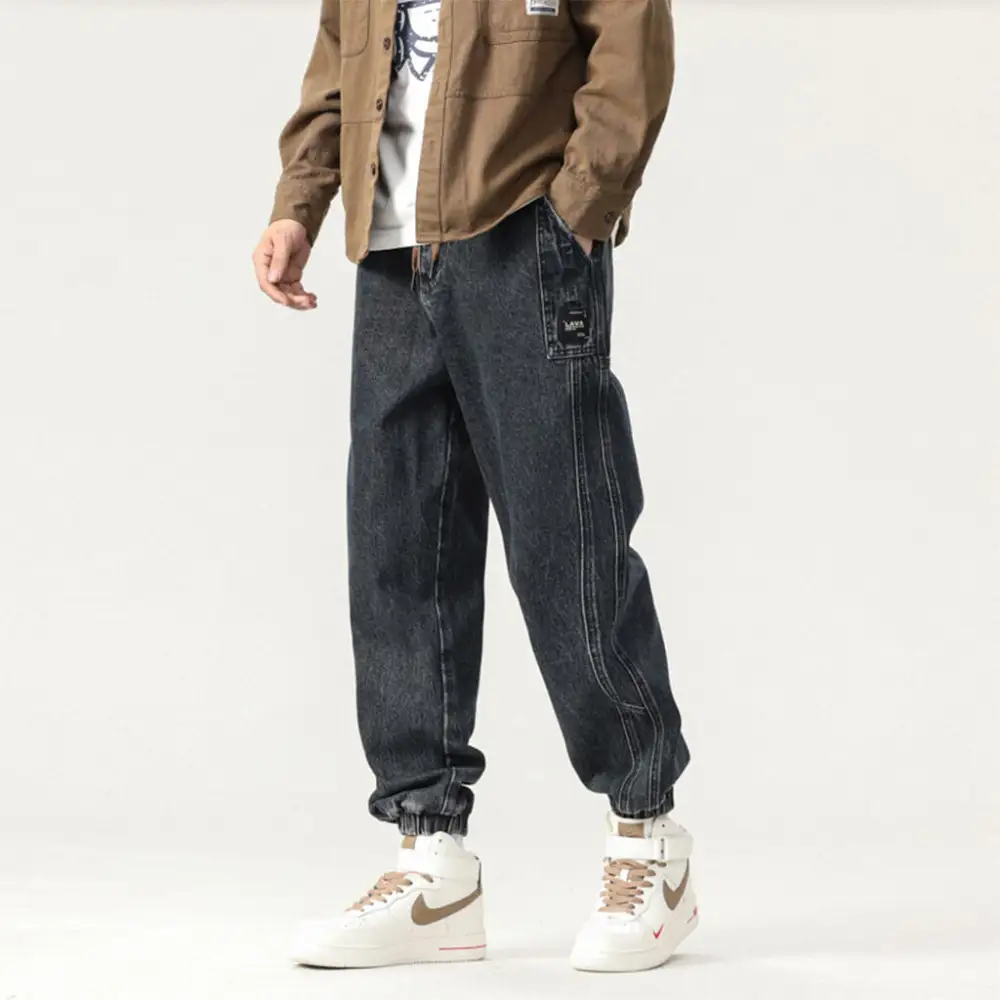Soft Denim Jogger Pants