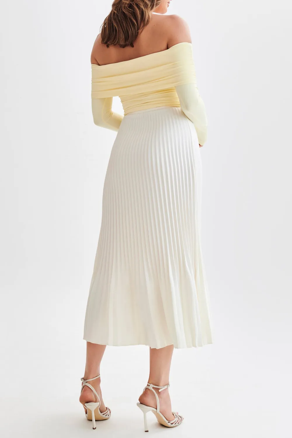 Recycled Nylon Off Shoulder Top