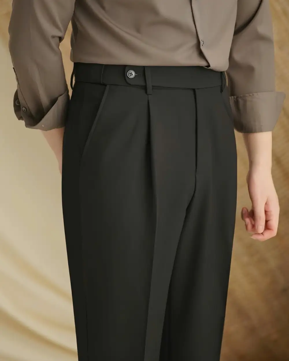 Everyday Elastic Waist Trousers