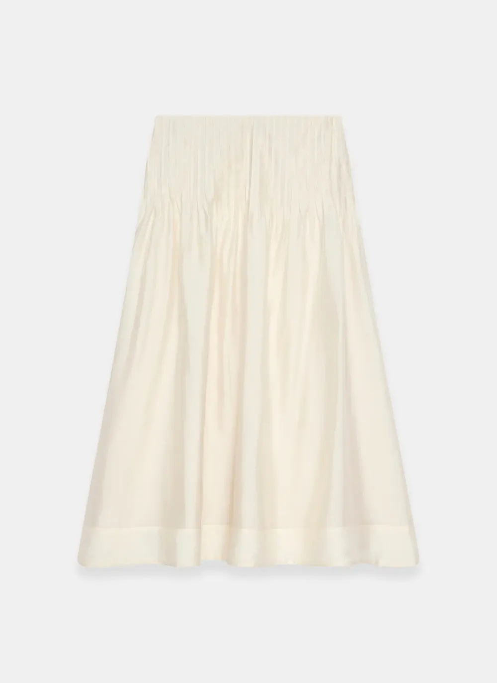 Casual Style Pintuck Maxi Skirt