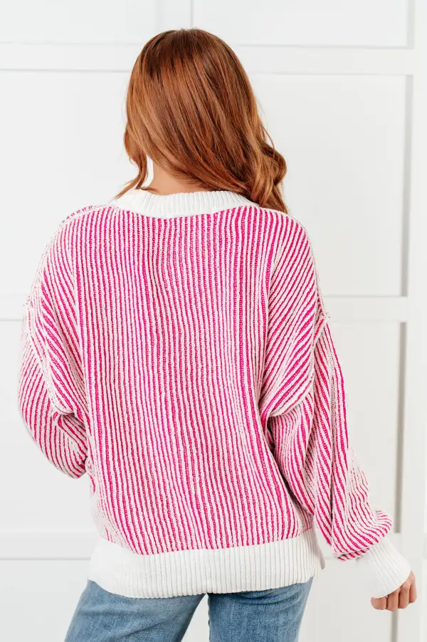Least High Maintenance Sweater | Pink