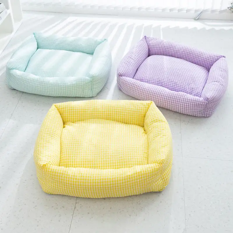 Rectangle Washable Dog Bed Breathable Pet Bed