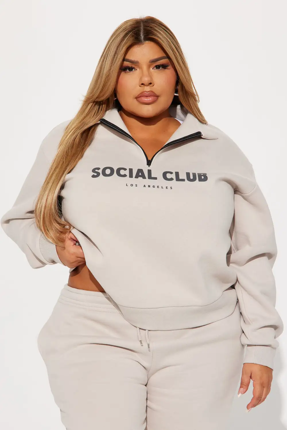 Social Club Sweatpant Set - Grey