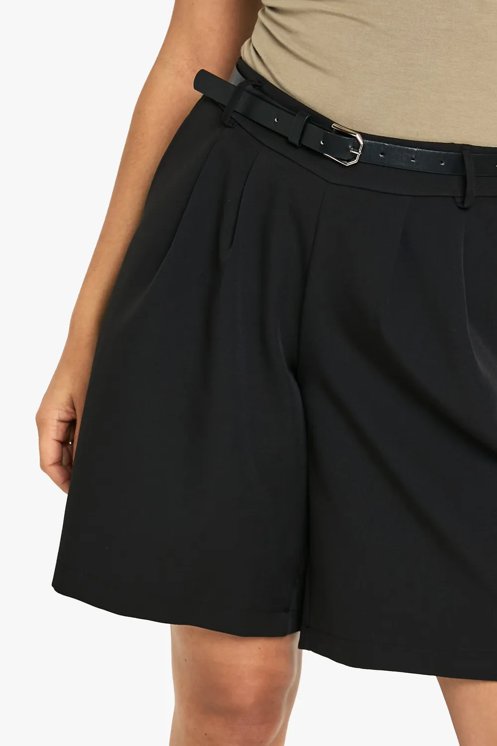Wide-Leg Light And Breathable Women's High-Waisted Shorts