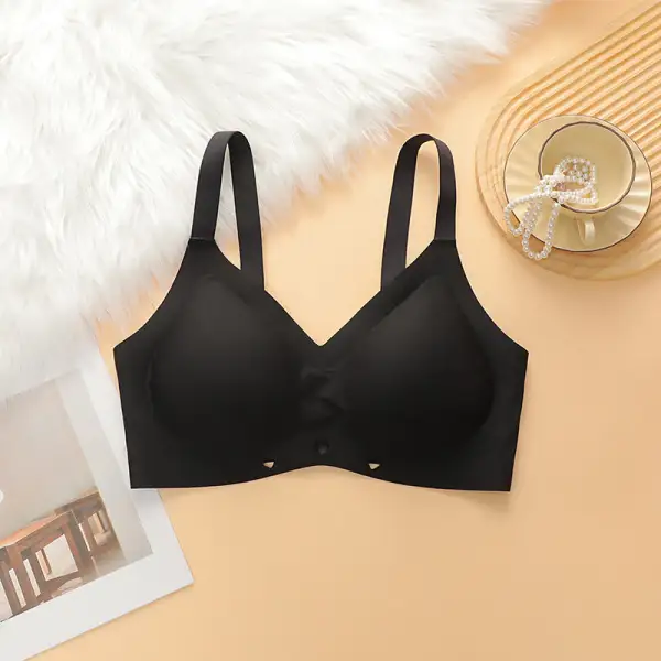 Soft Seamless Neck Wireless Bra
