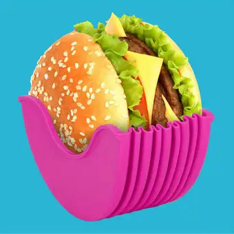 (Store Closing Sale) Silicone Burger Sandwiches Holder