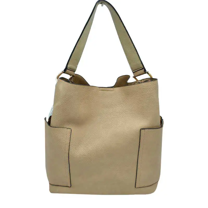 Pocket Bucket Satchel Bag