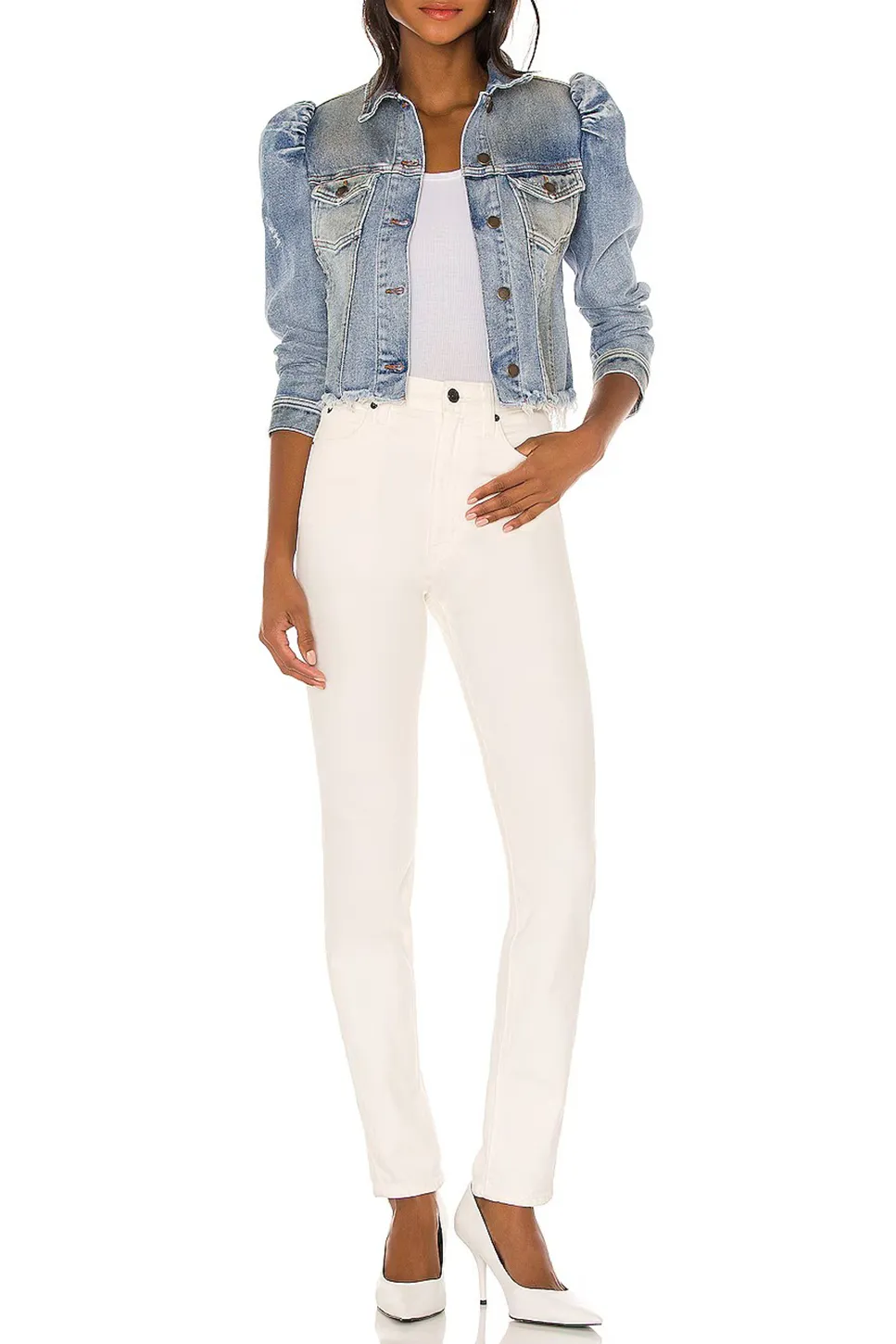 Cropped Denim Jacket