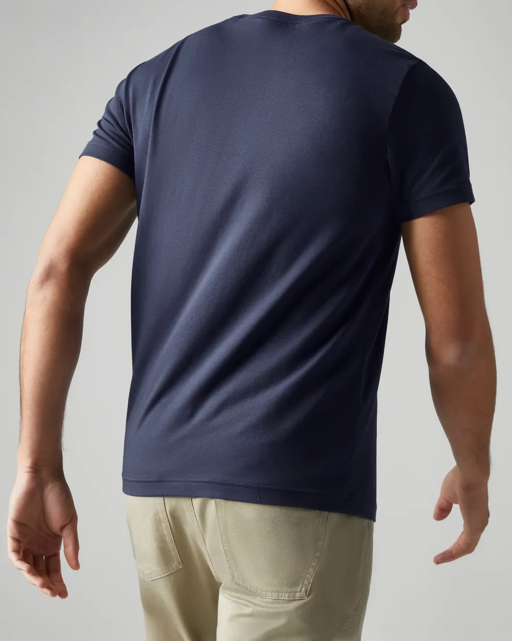 Fashionable Men's Casual Pure Cotton T-shirt