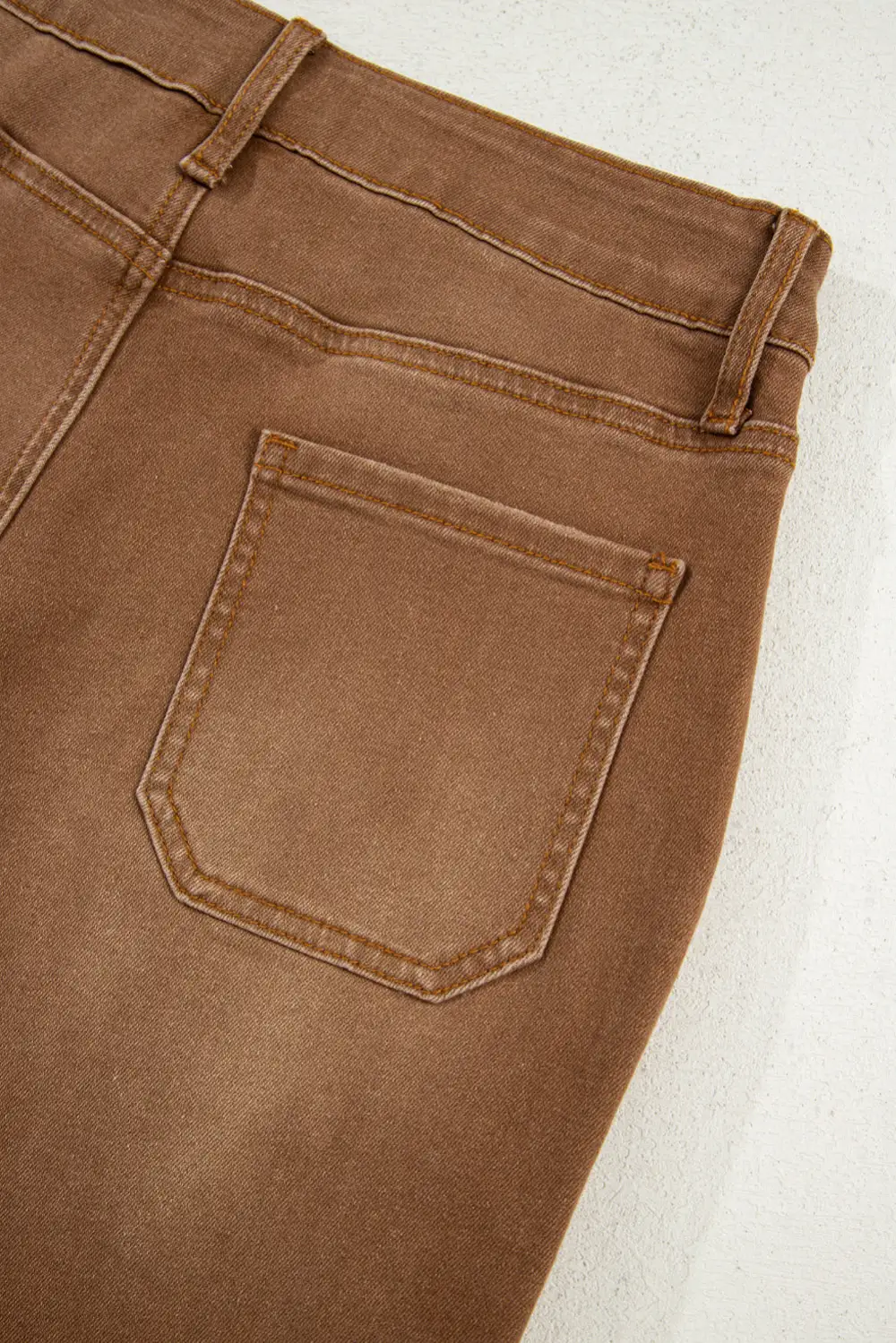 Wide Leg Cropped  High Rise Jeans