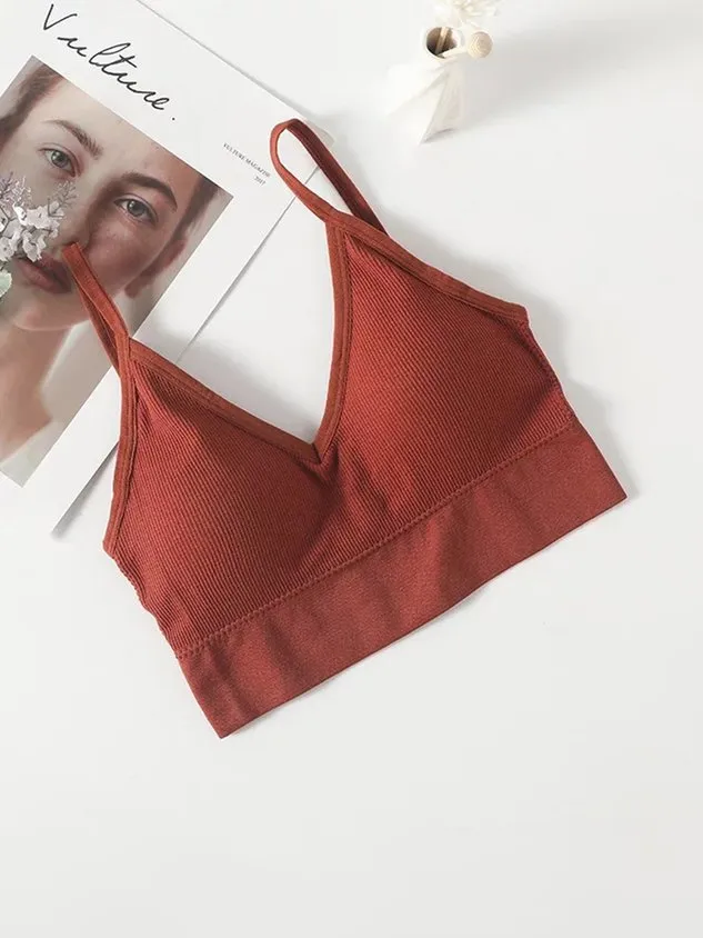 Breathable U-Back Seamless Camisole Sports Bra & Bralette