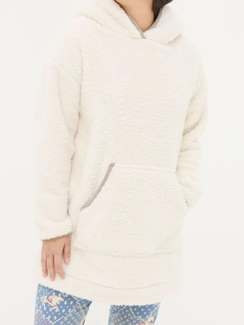 Snuggle Ivory Borg Hoodie