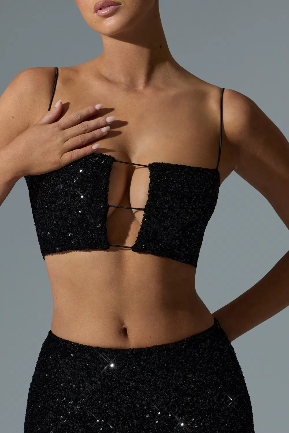 Gym Sequined Ladies Camisole
