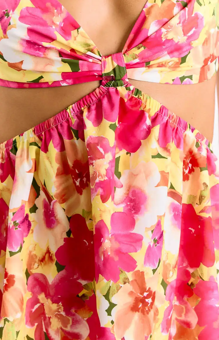 Floral Pop Mini Dress