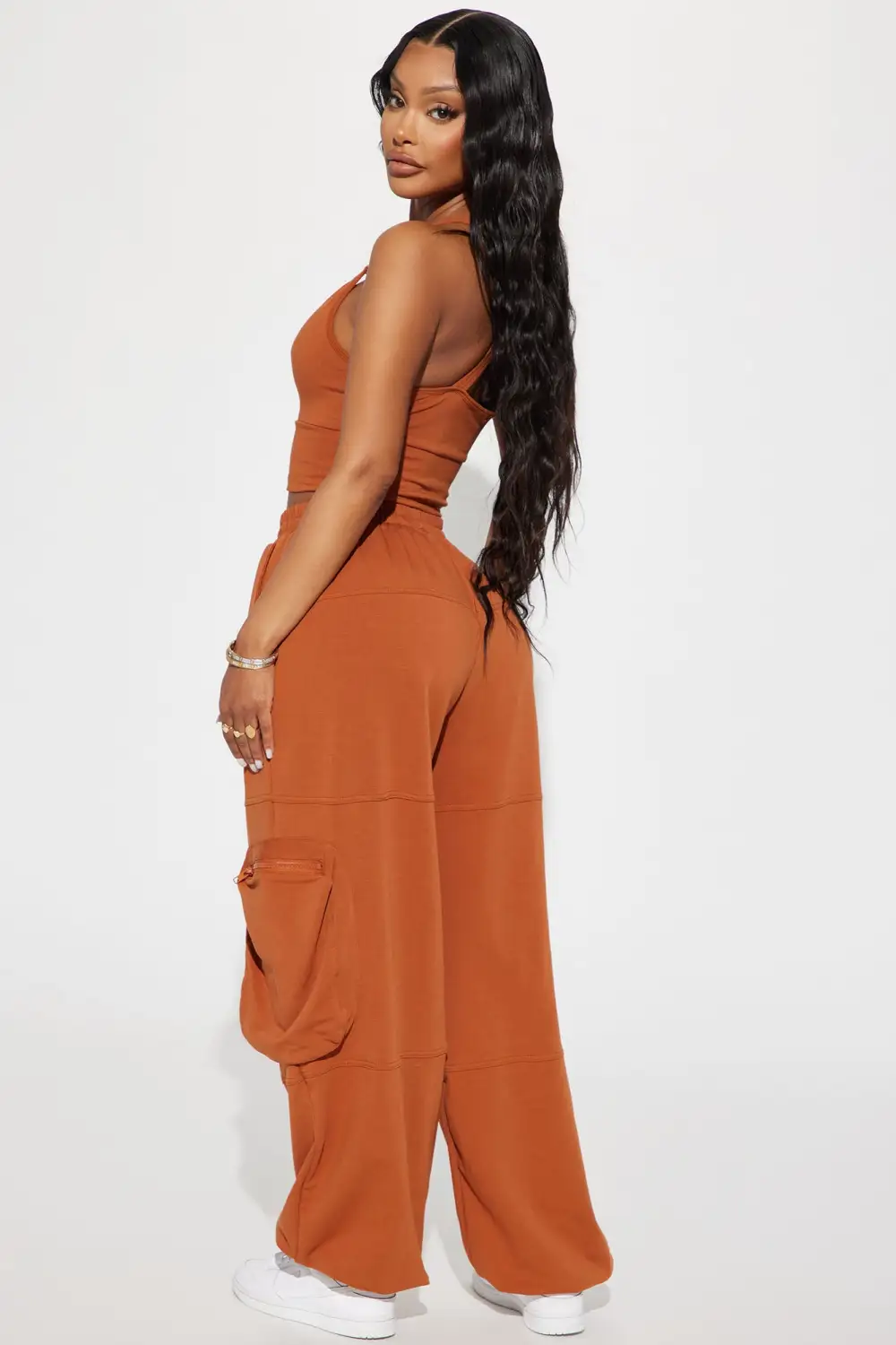 Gone Again Jogger Set  - Terracotta