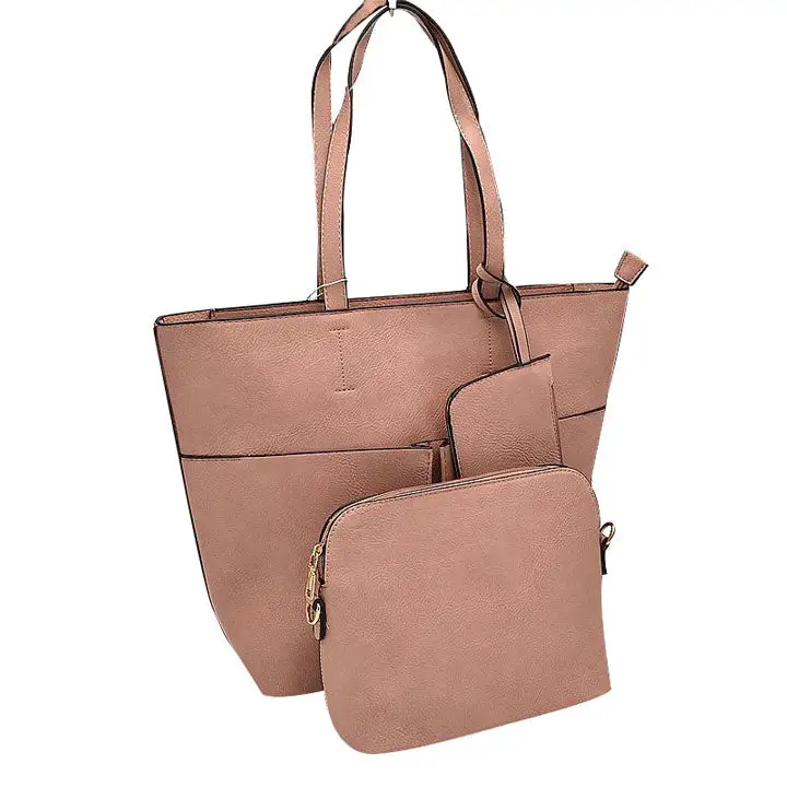 Vegan Leather Soft Tote Bag