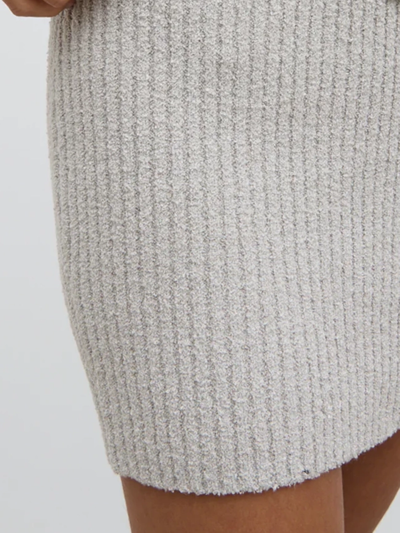 Tape Knit Mini Skirt