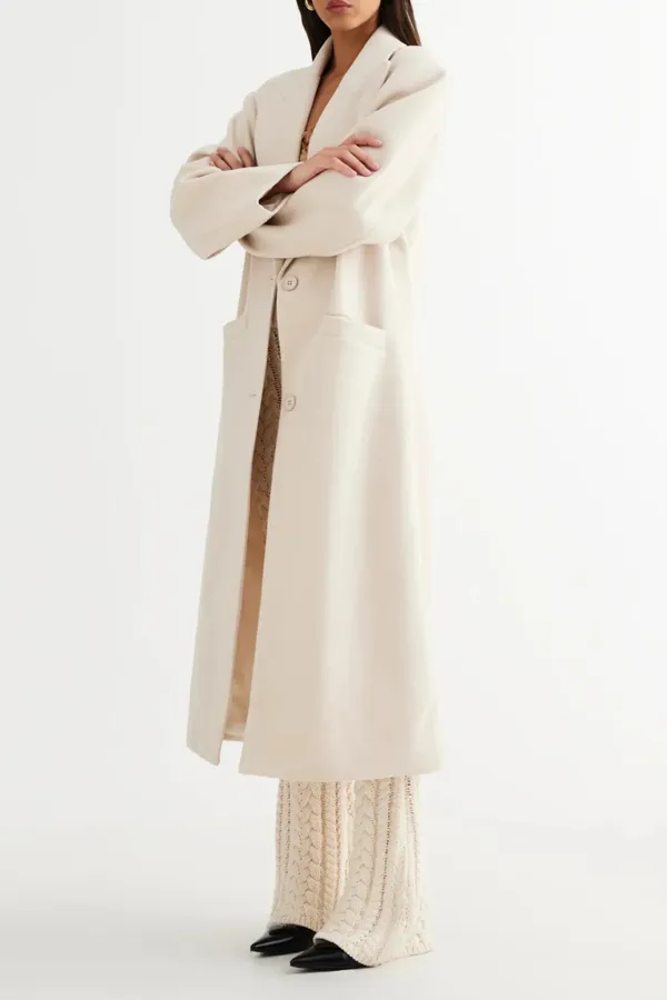Long Lapel Warm Women's Coat